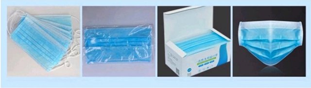 全自動口罩機生產成品